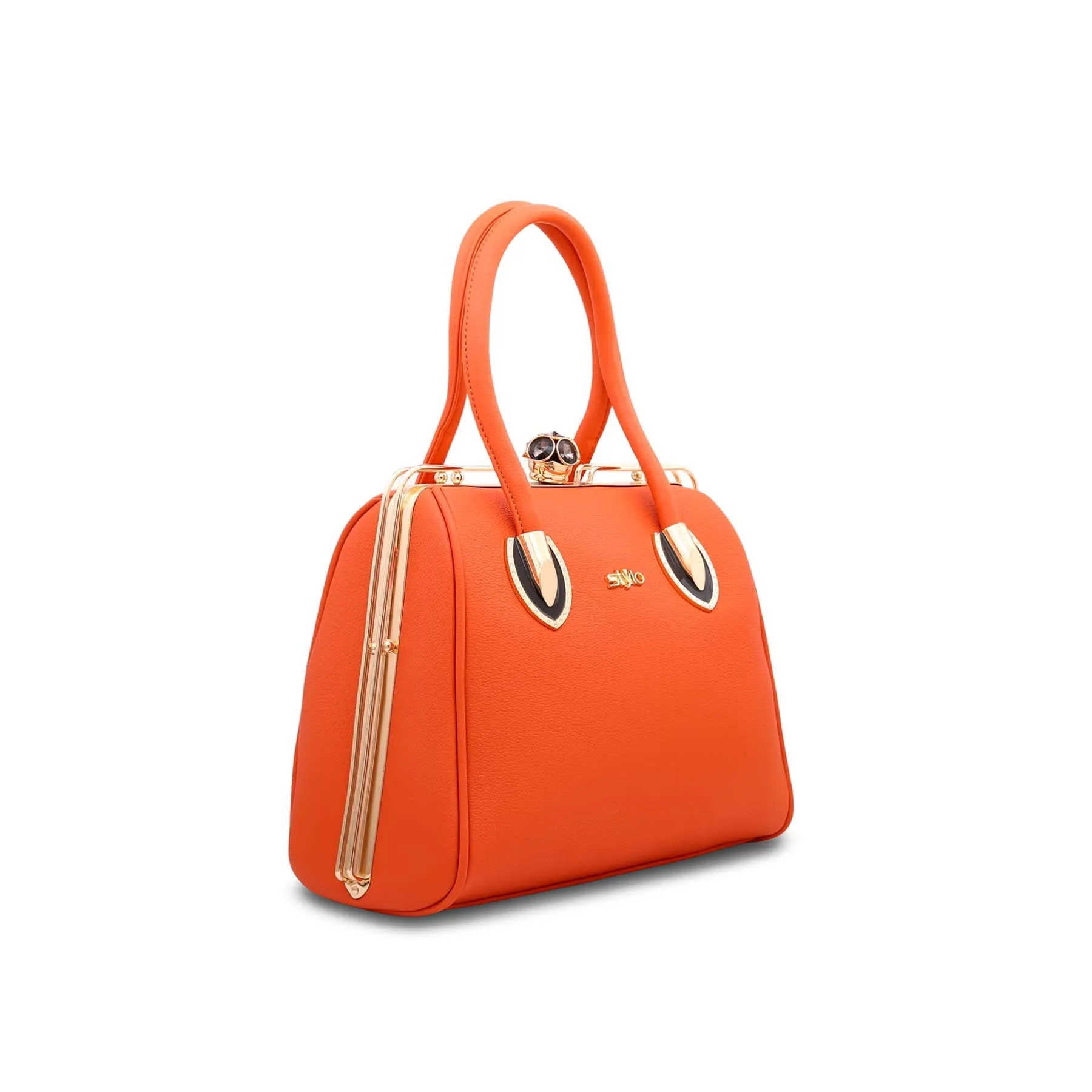 Orange Fancy Hand Bag P35827