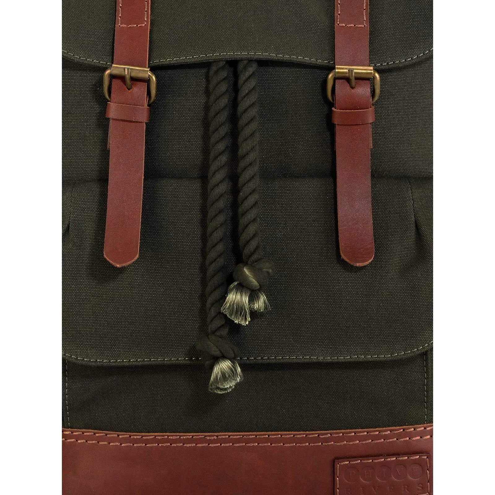 Phive Rivers Men's Leather Backpack - Pr1144