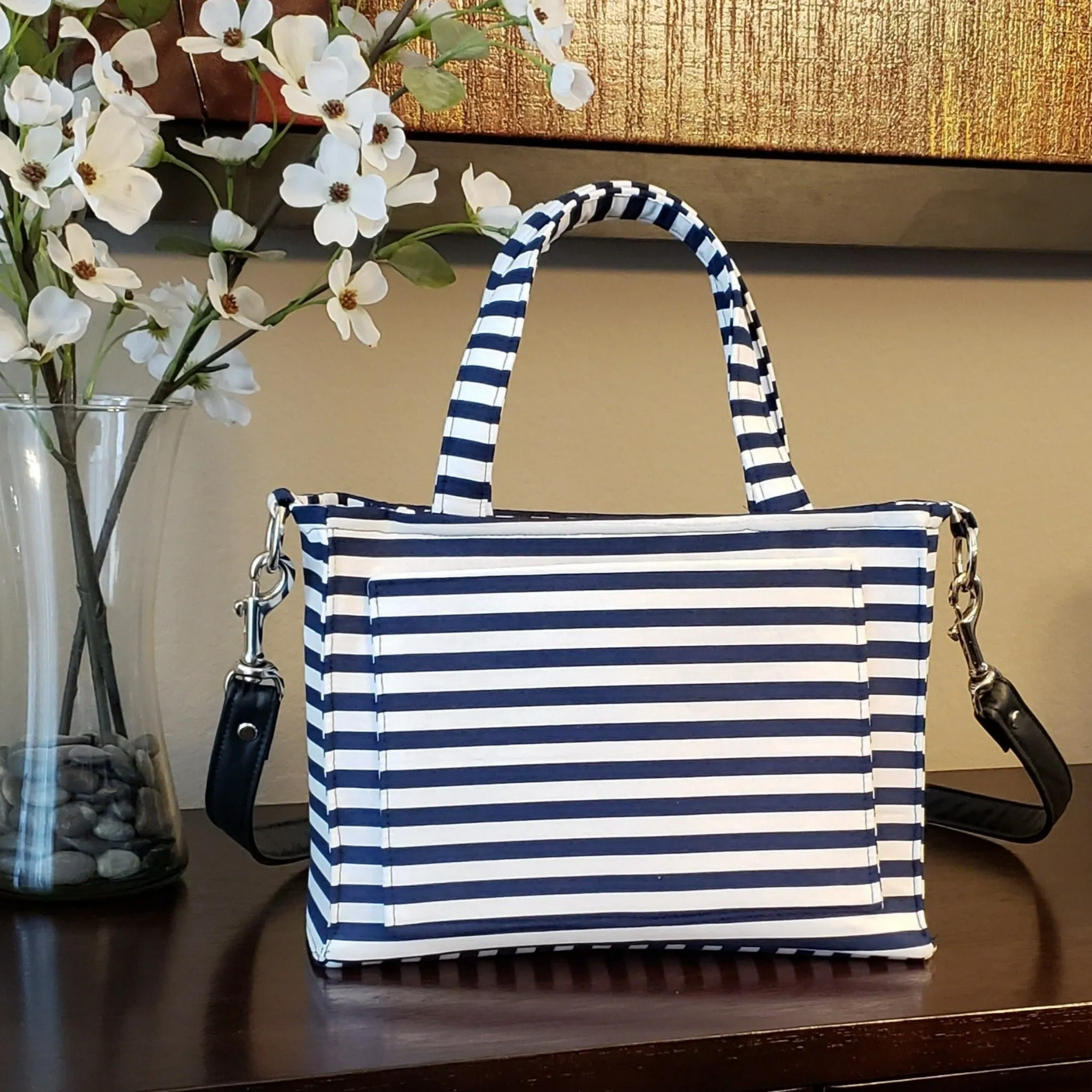 Phoebe Striped Satchel PDF Sewing Pattern