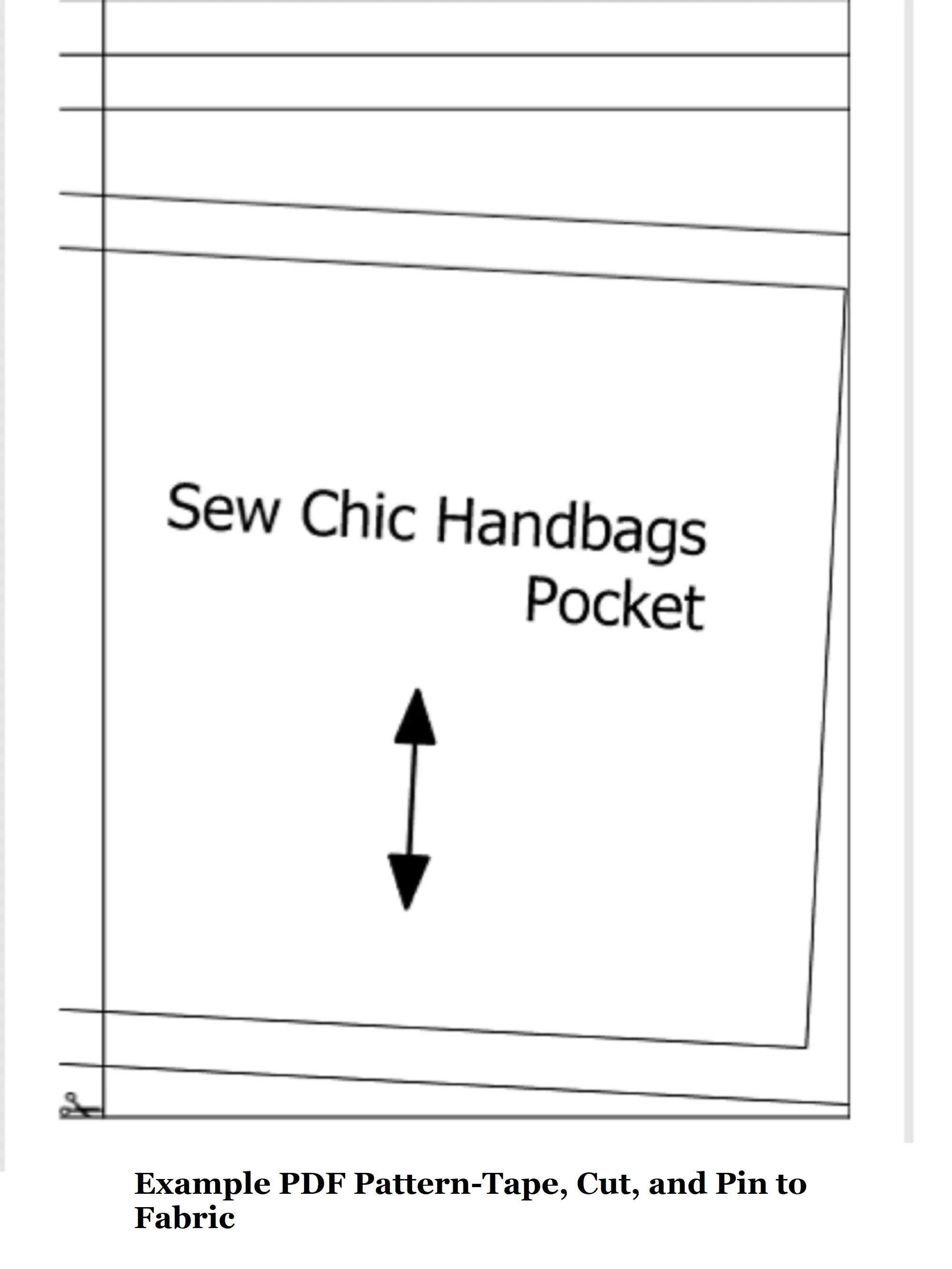 Phoebe Striped Satchel PDF Sewing Pattern