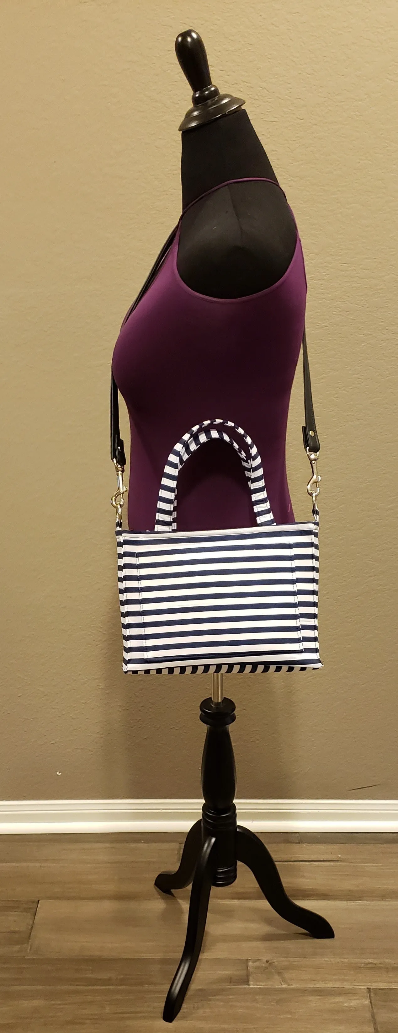 Phoebe Striped Satchel PDF Sewing Pattern