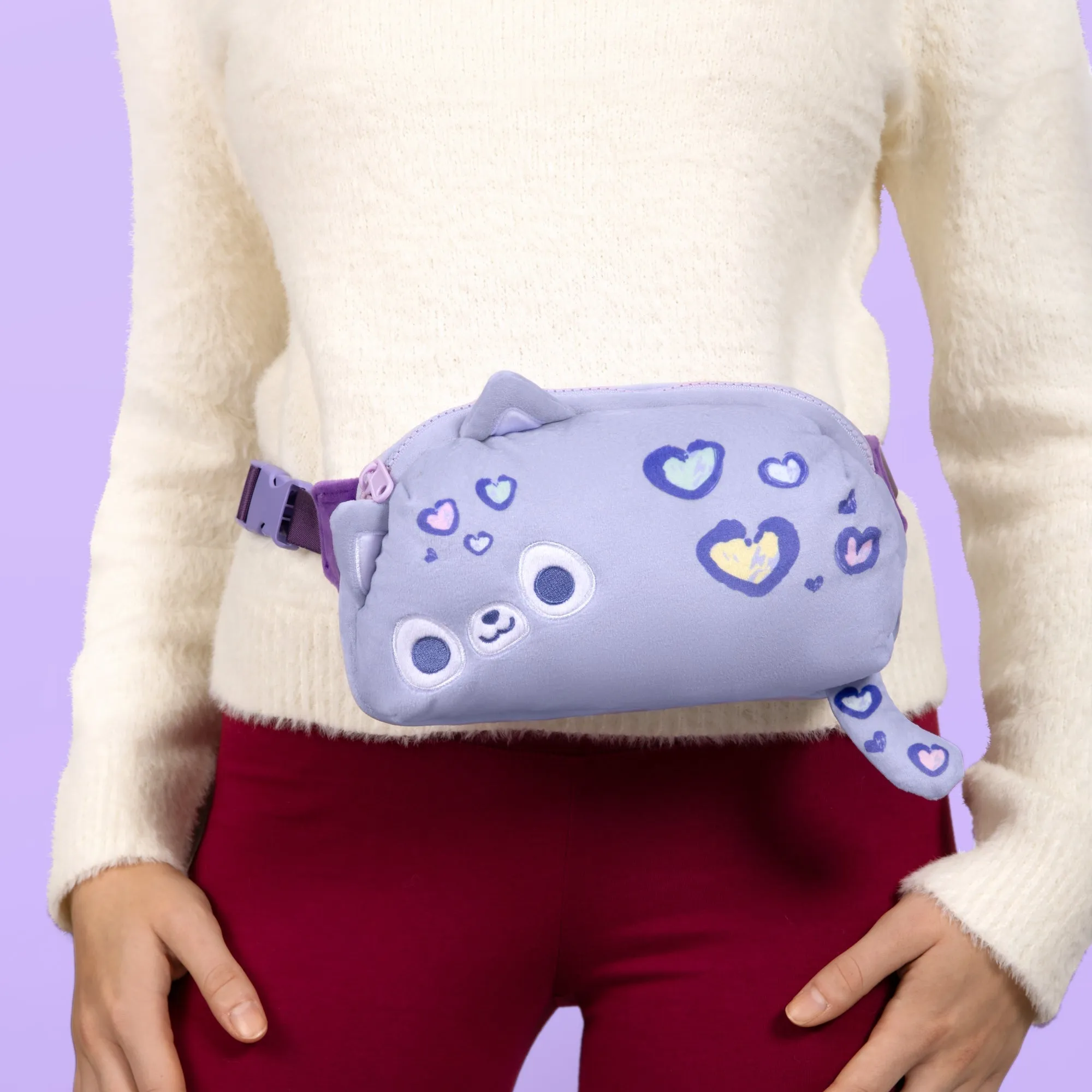 Plushiverse A Spot in My Heart Leopard Plushie Fanny Pack