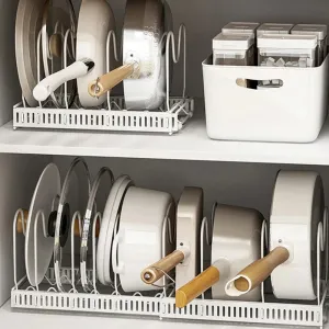 Pots and Pans Shelf Organizer