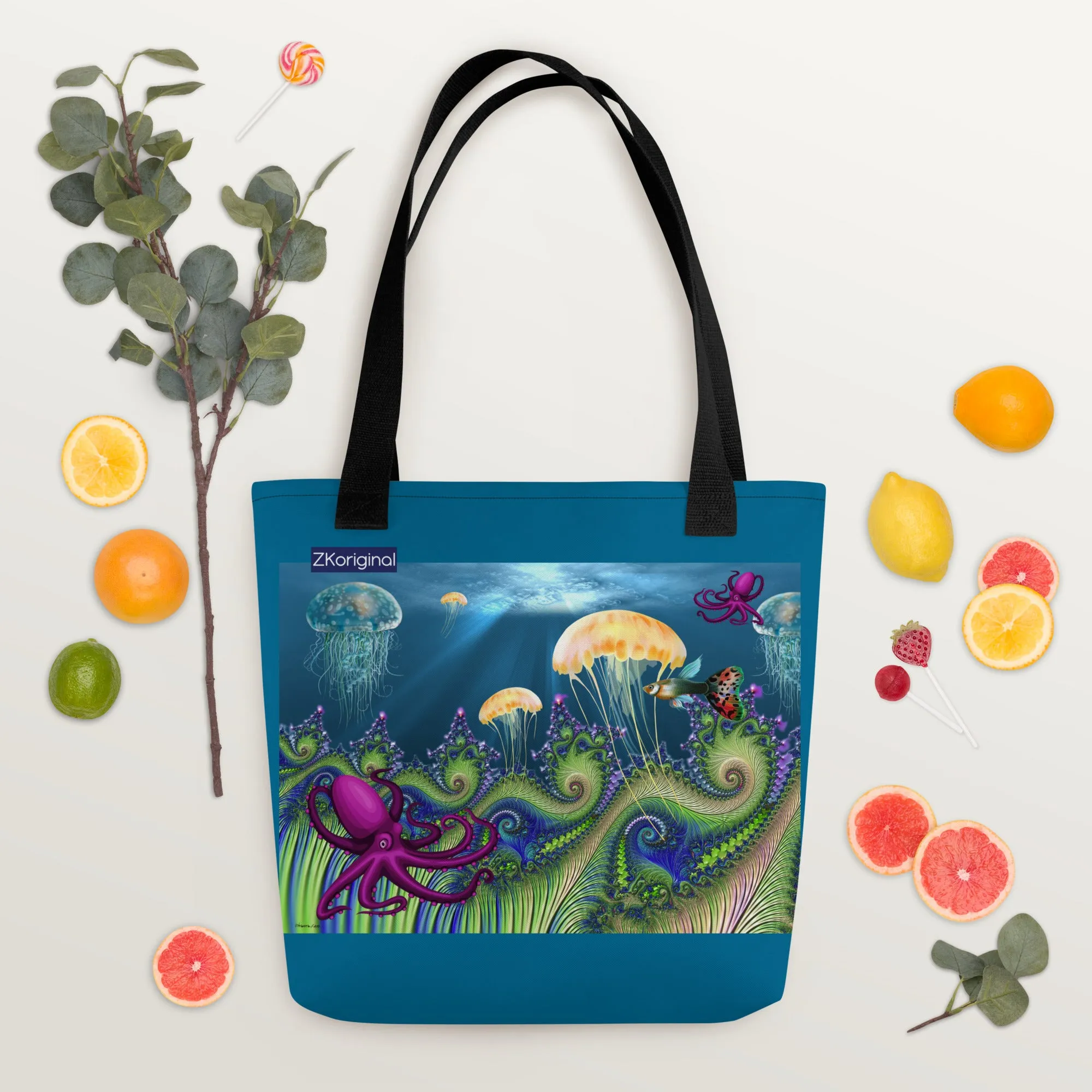 "Underwater World" Collection - Designer Tote bag