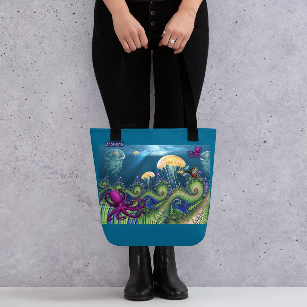 "Underwater World" Collection - Designer Tote bag