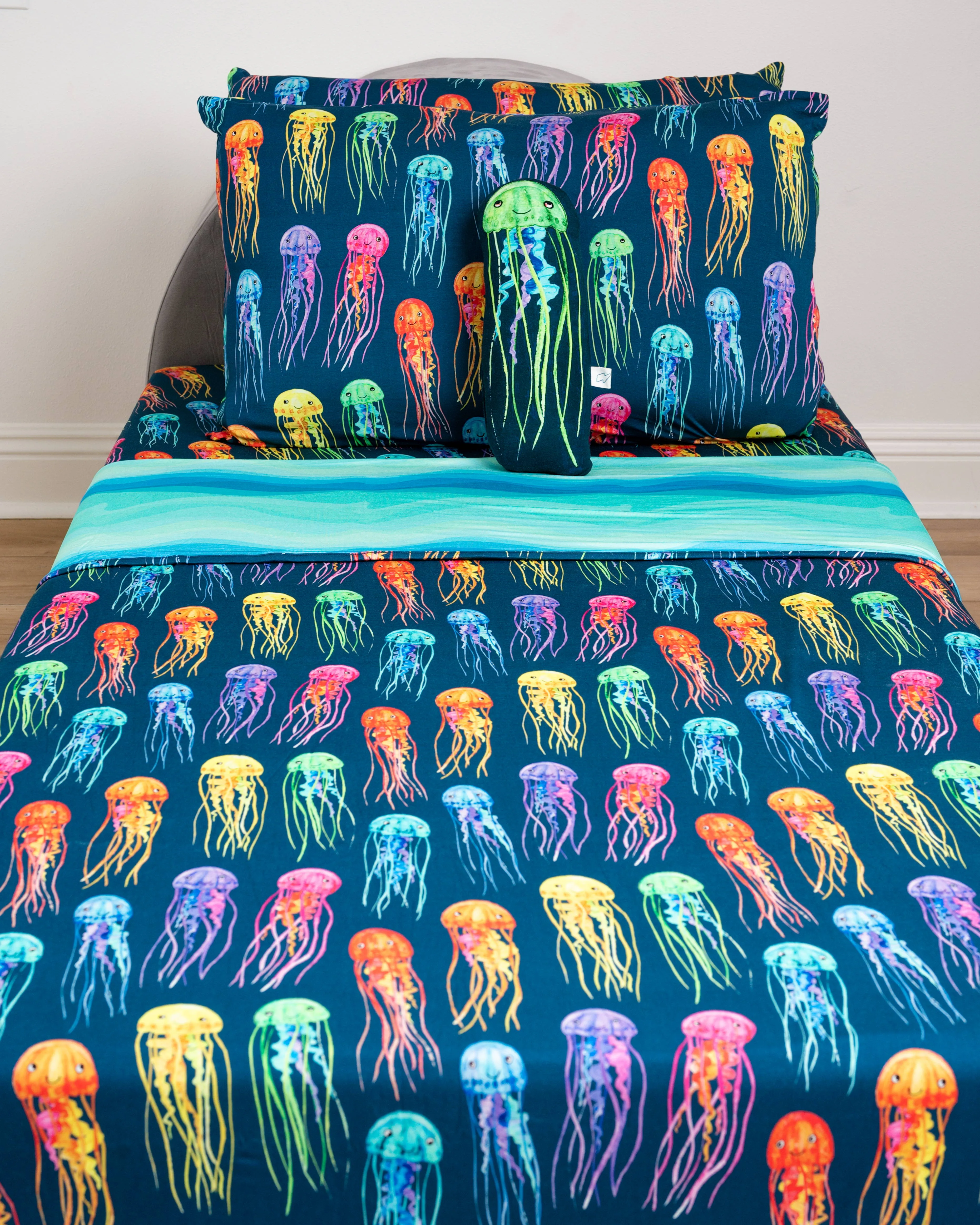 Rainbow Jellies Standard Pillow Case Set