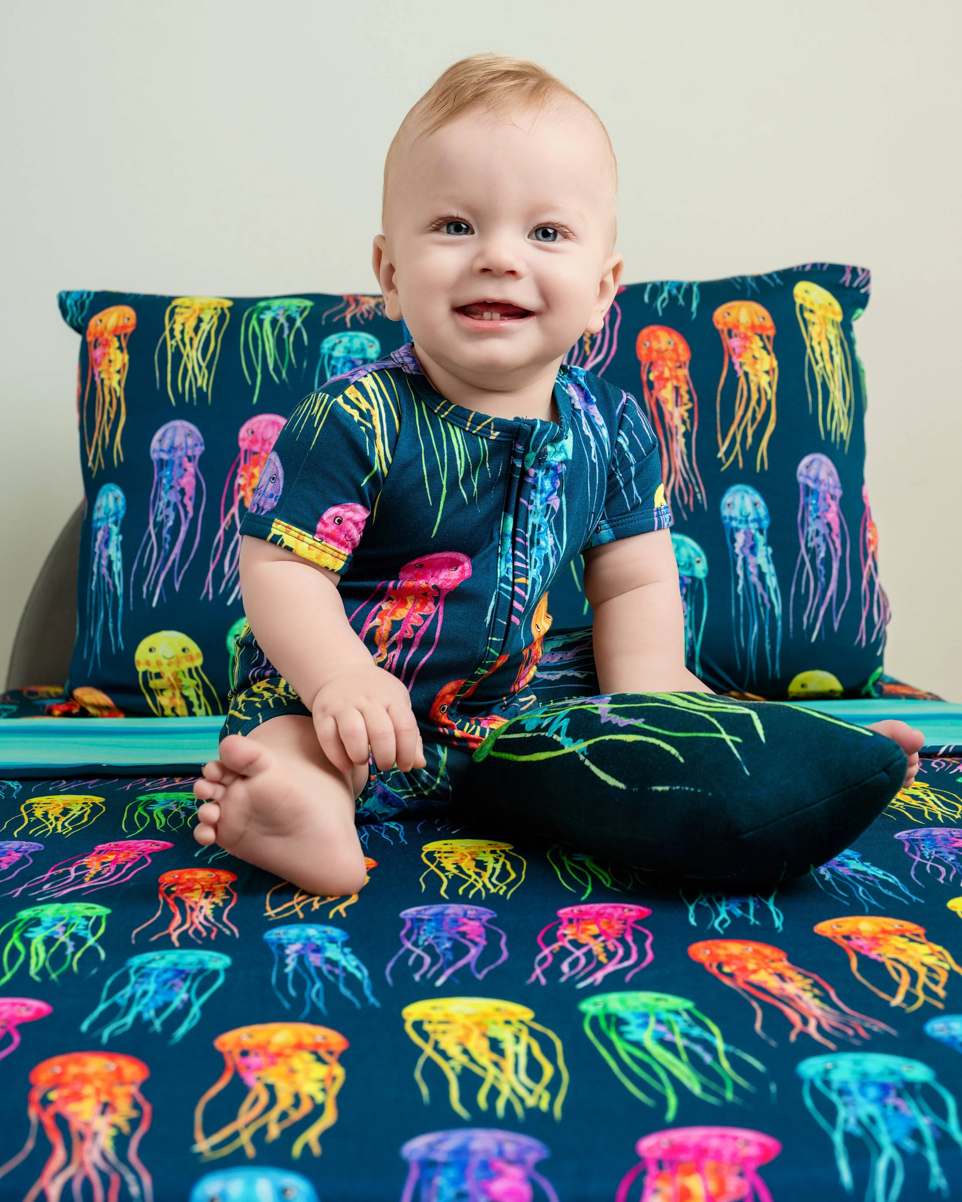 Rainbow Jellies Standard Pillow Case Set