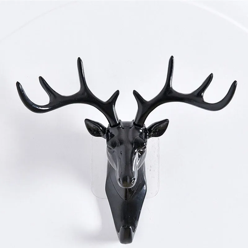 Retro Deer Head Wall Hooks