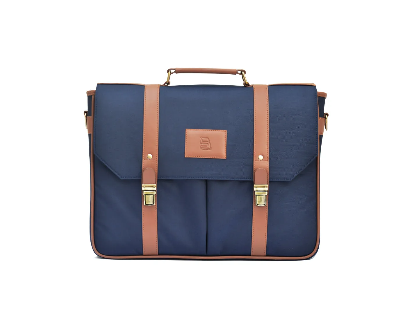 Retro Laptop Bag - Blue