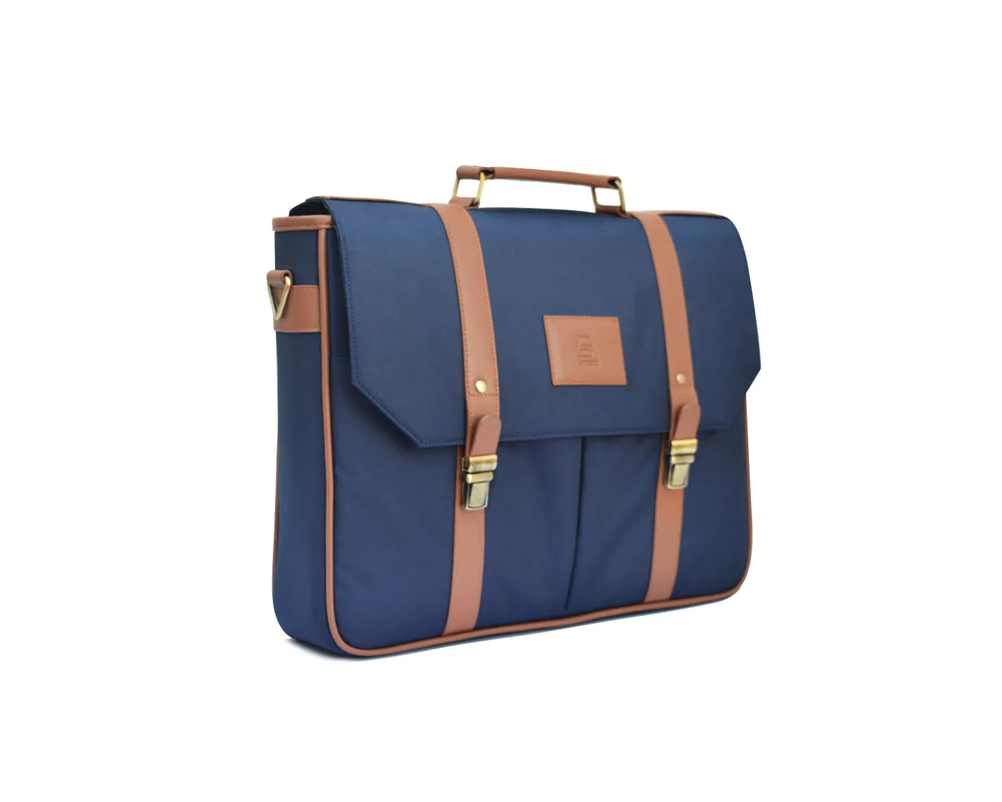 Retro Laptop Bag - Blue