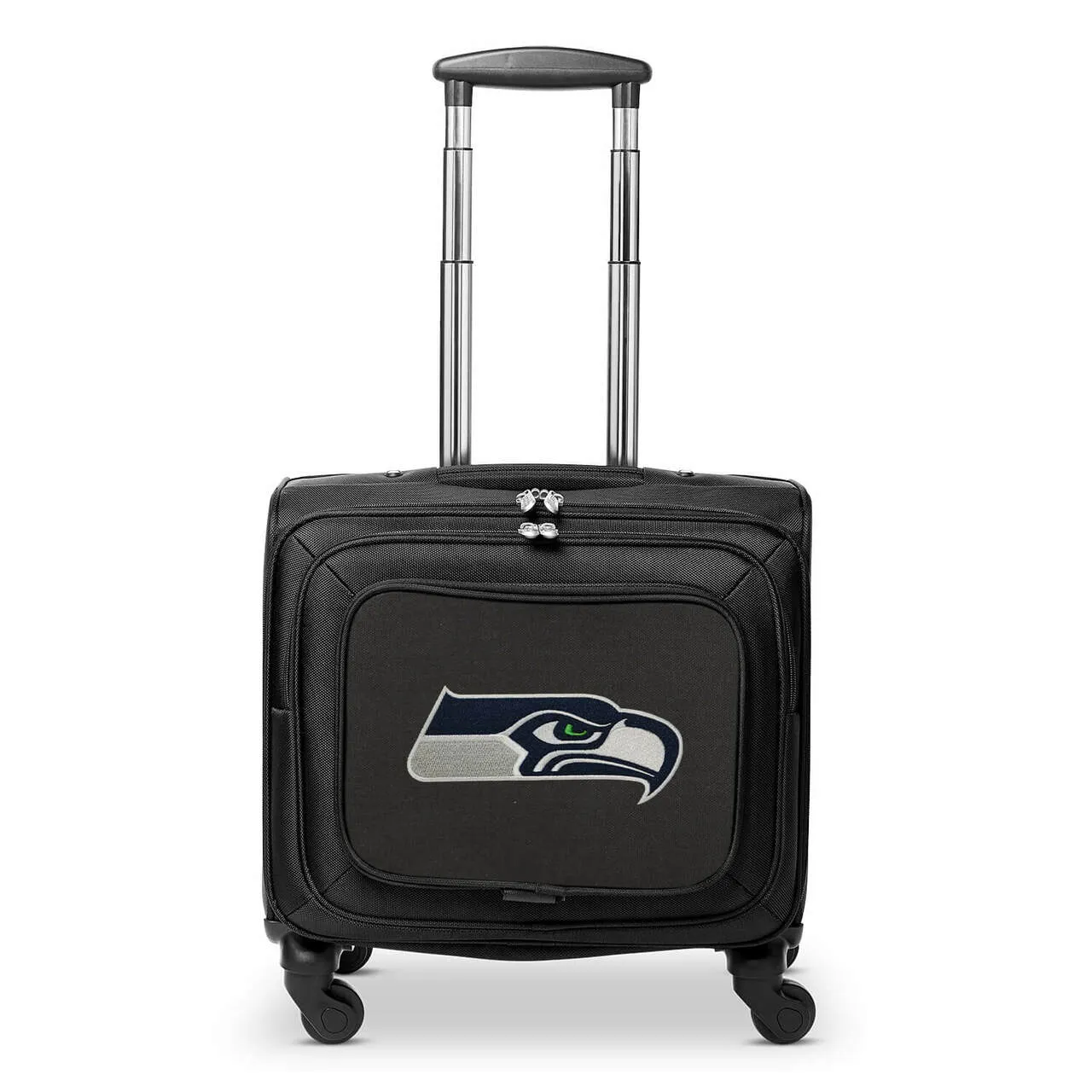 Seattle Seahawks 14" Black Wheeled Laptop Overnighter