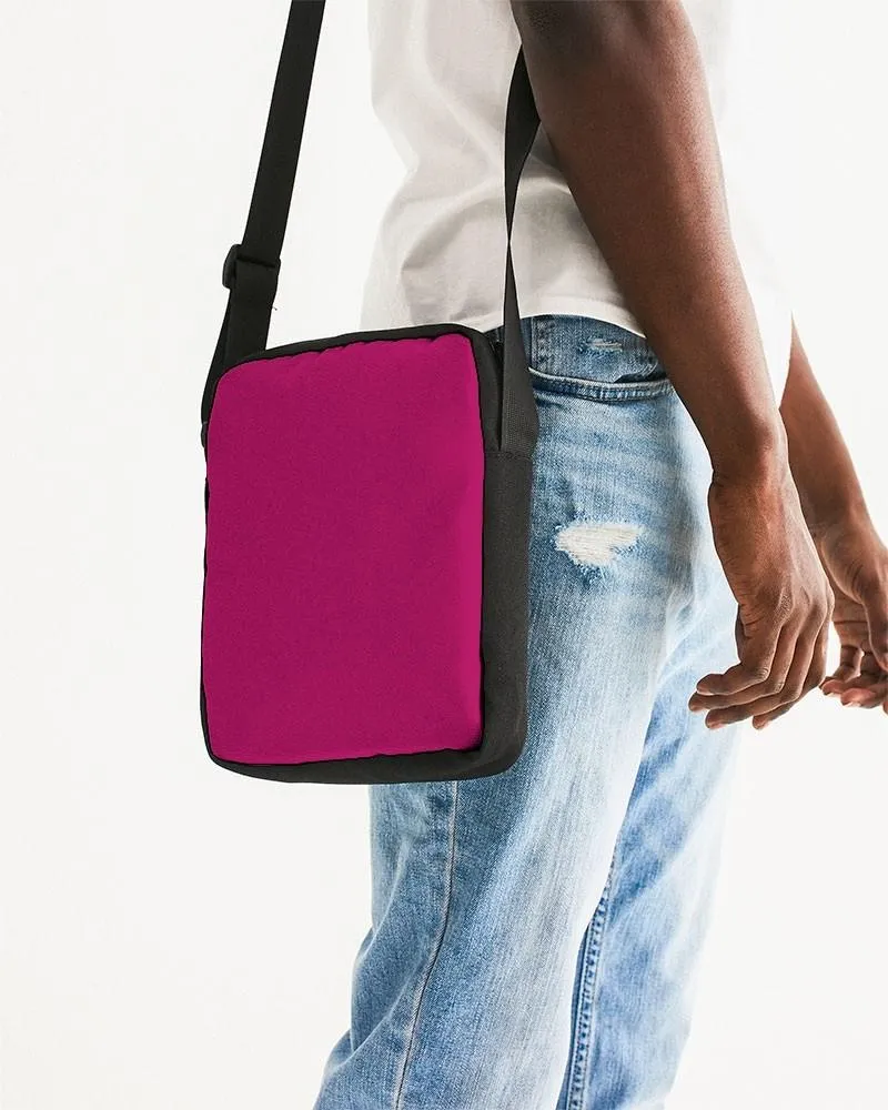 Shaded Pink Messenger Pouch | C0M100Y25K30