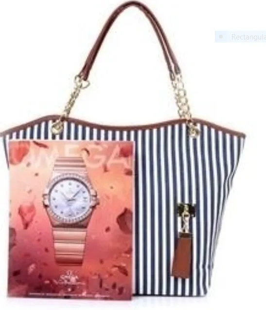 Stripe Canvas Bag