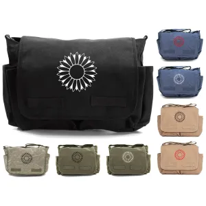 Sunflower Army Heavyweight Canvas Messenger/Diaper Shoulder Bag