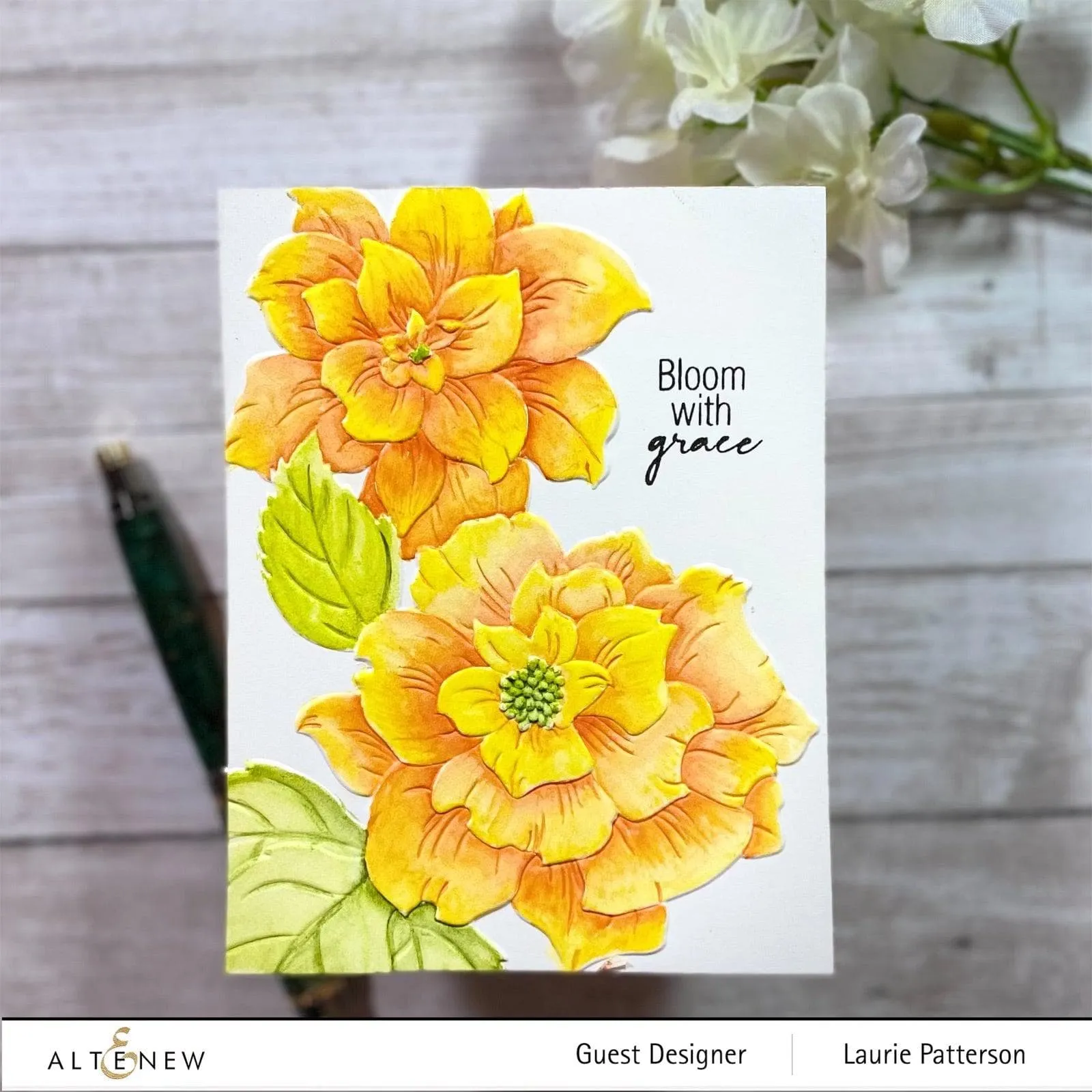 Sunshine Blossoms 3D Embossing Folder