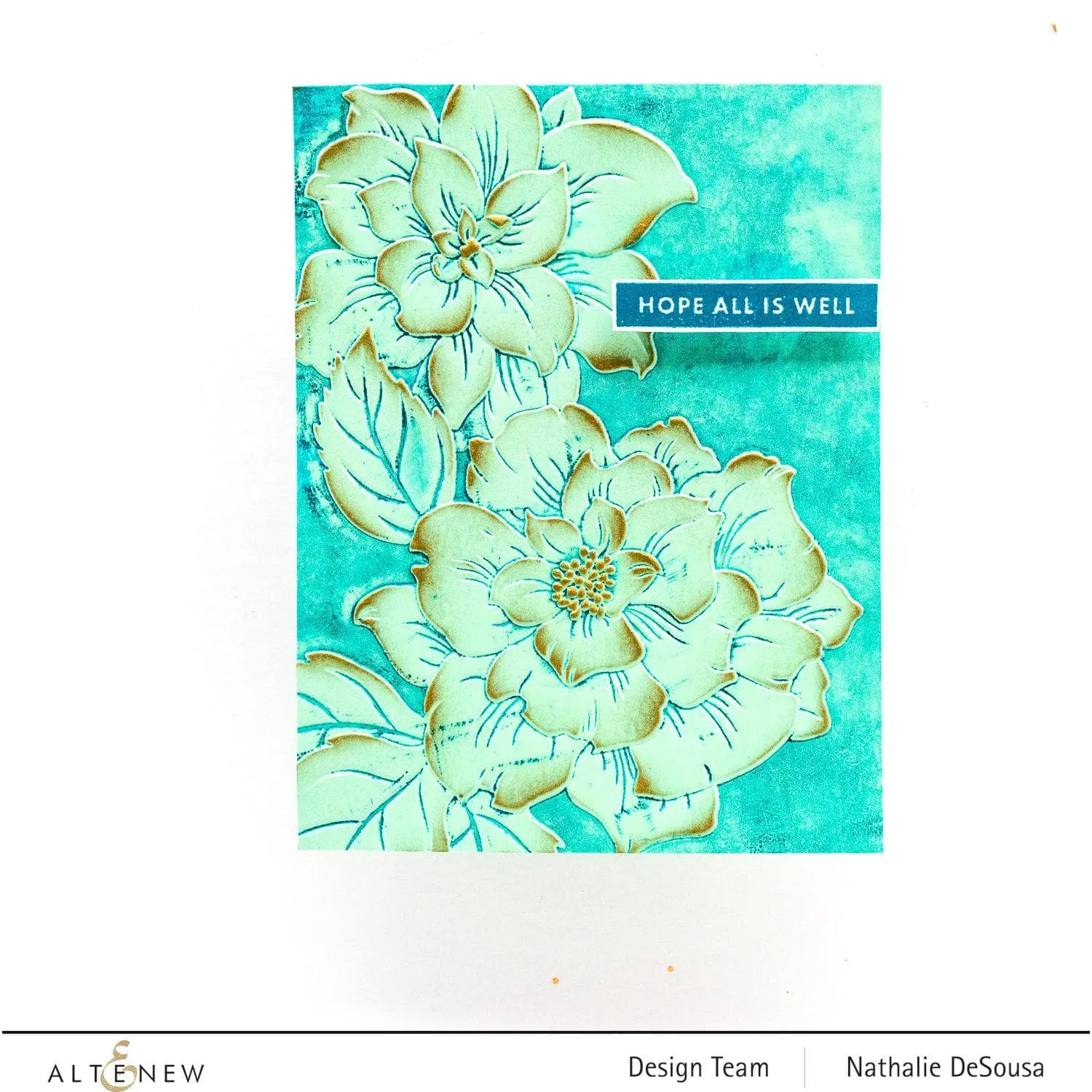 Sunshine Blossoms 3D Embossing Folder