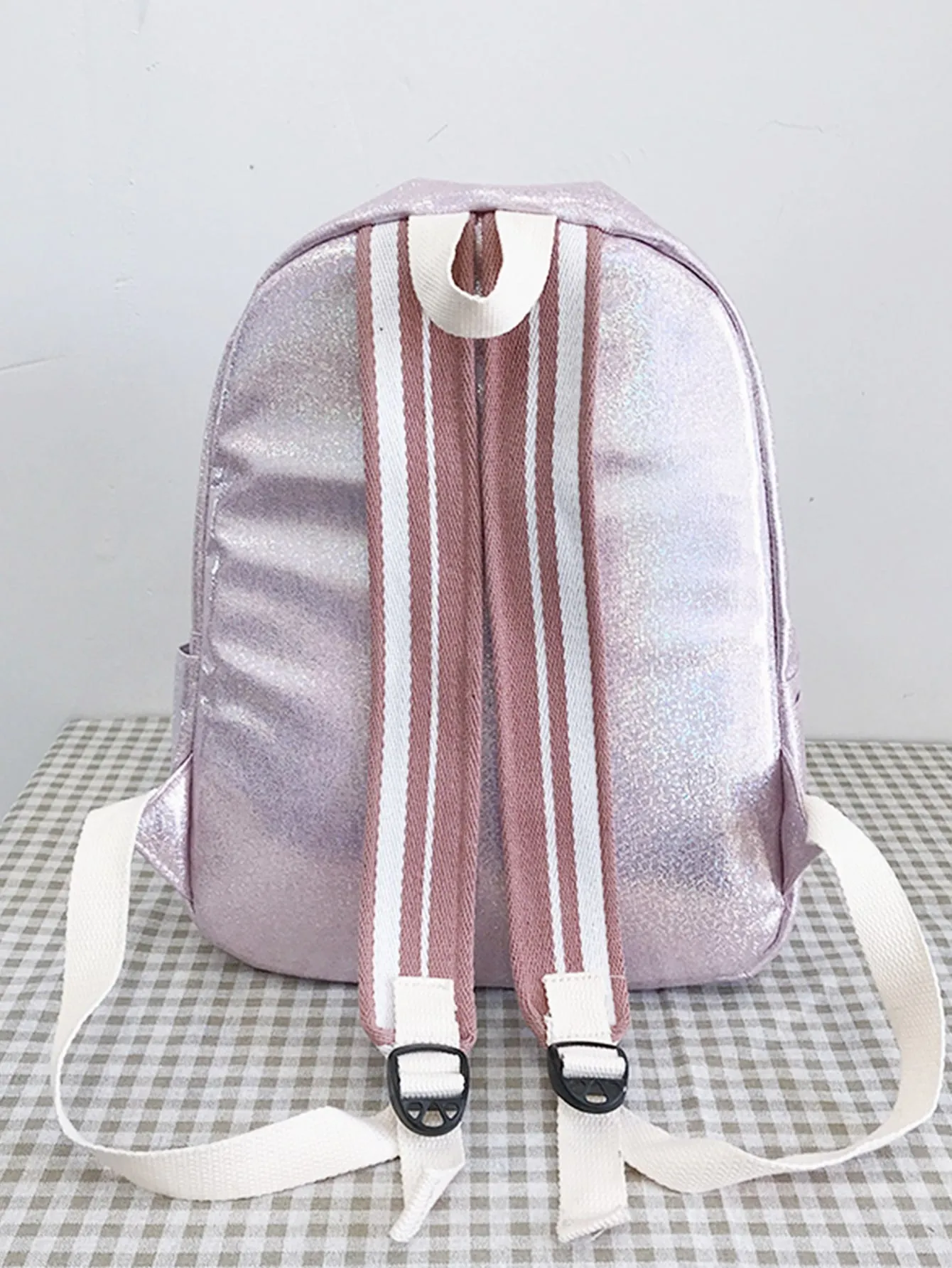 Tassel Decor Pocket Front Backpack