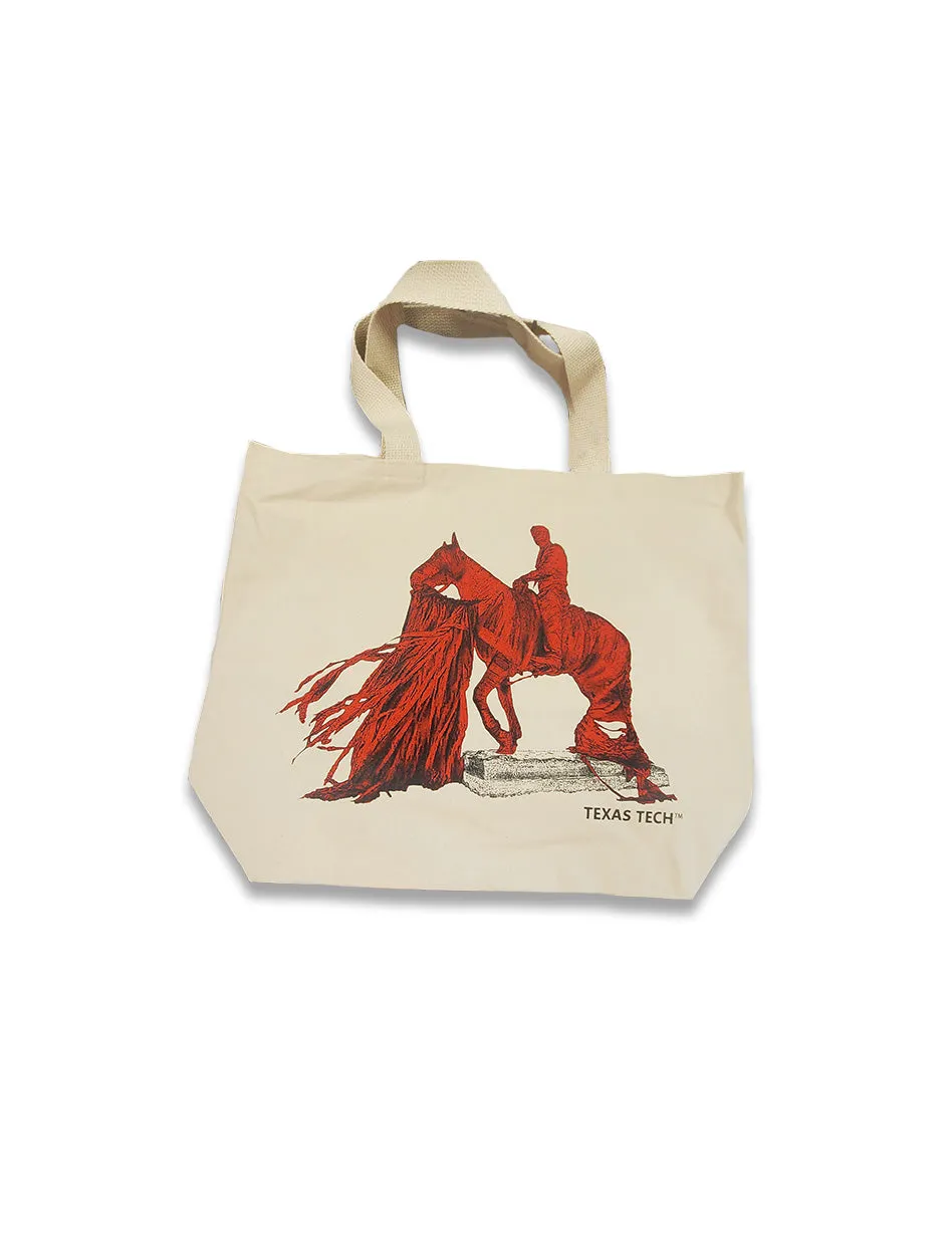 Texas Tech "Soapsuds" Large Canvas Tote Bag