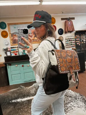 The Desperado Cowhide Backpack