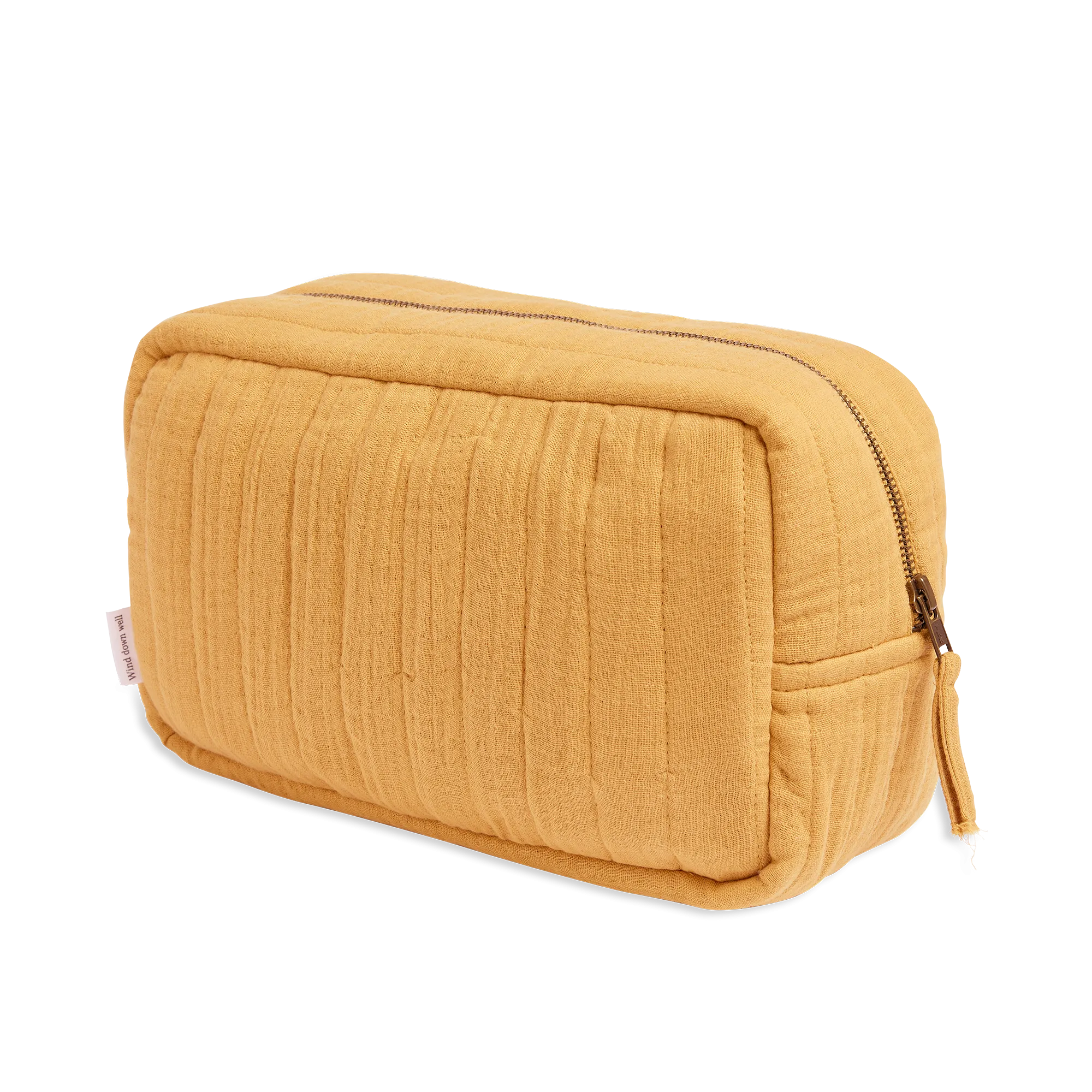 The Dream Cotton Wash Bag - Ochre