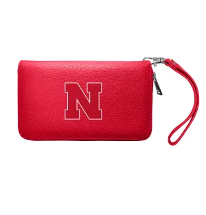 University of Nebraska Zip Organizer Wallet Pebble