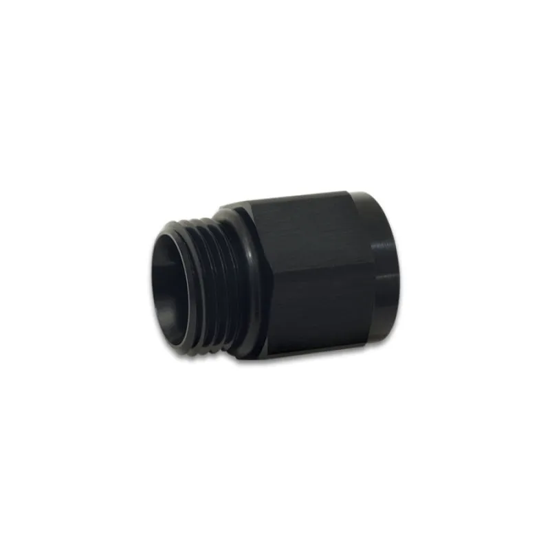 Vibrant Performance Straight 6 AN Male O-Ring to 12 mm x 1.500 Female Adapter - Black