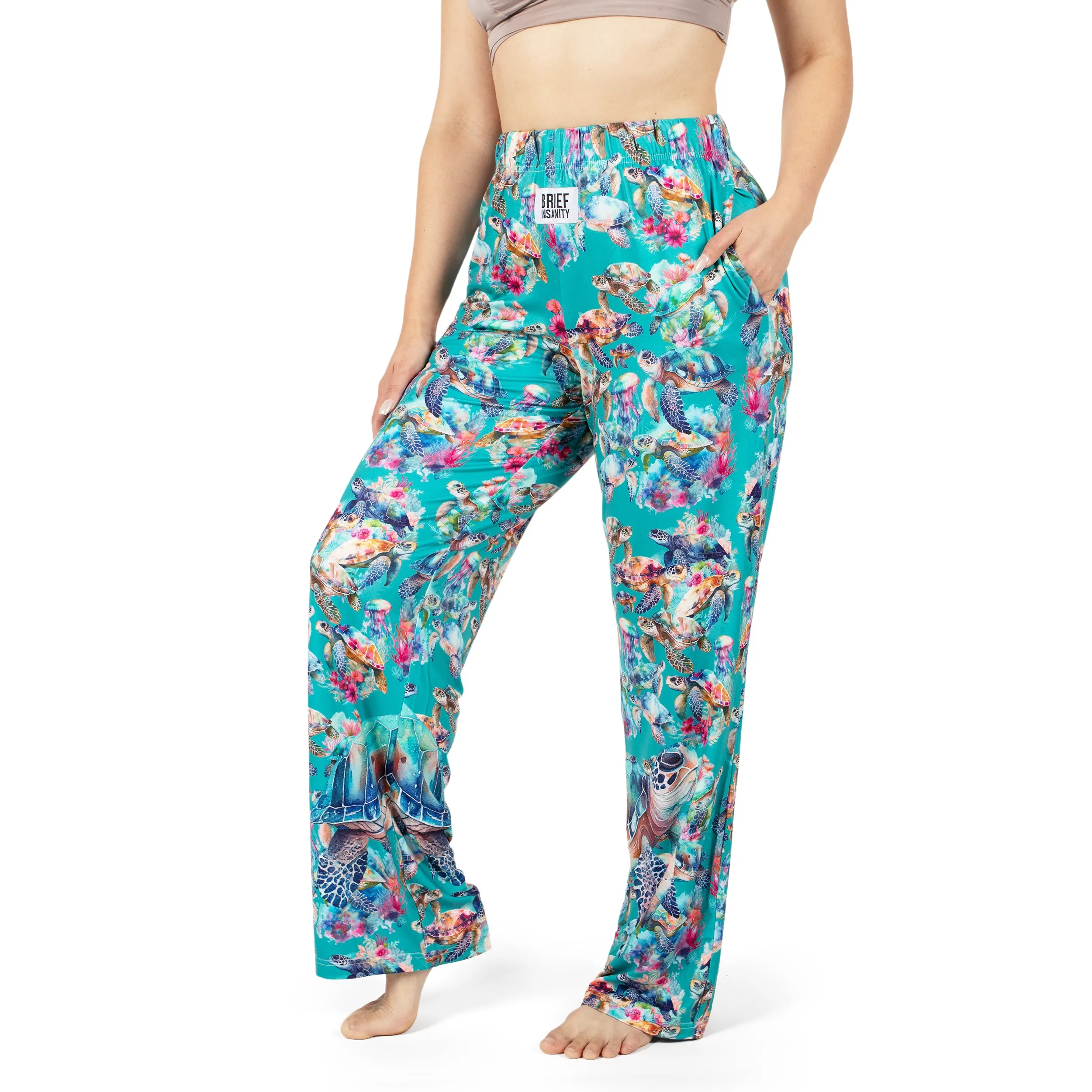 Vibrant Sea Turtle Lounge Pants