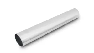 Vibrant Straight Aluminum Piping, 2.25" O.D. x 18" long - Polished  - 2888