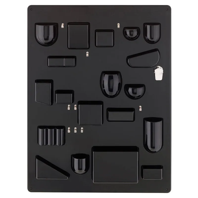 Vitra Uten Silo, Accessories Wall Organizer, Black